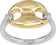 ATHRA LUXE Sculpted Mariner Link Ring
