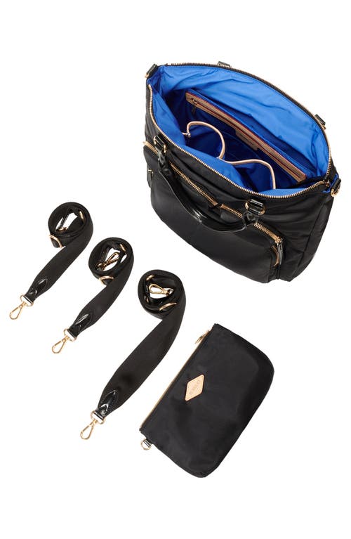 Mz Wallace Chelsea Convertible Nylon Backpack In Black