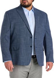 Michael Kors Big & Tall Mini Houndstooth Sport Coat