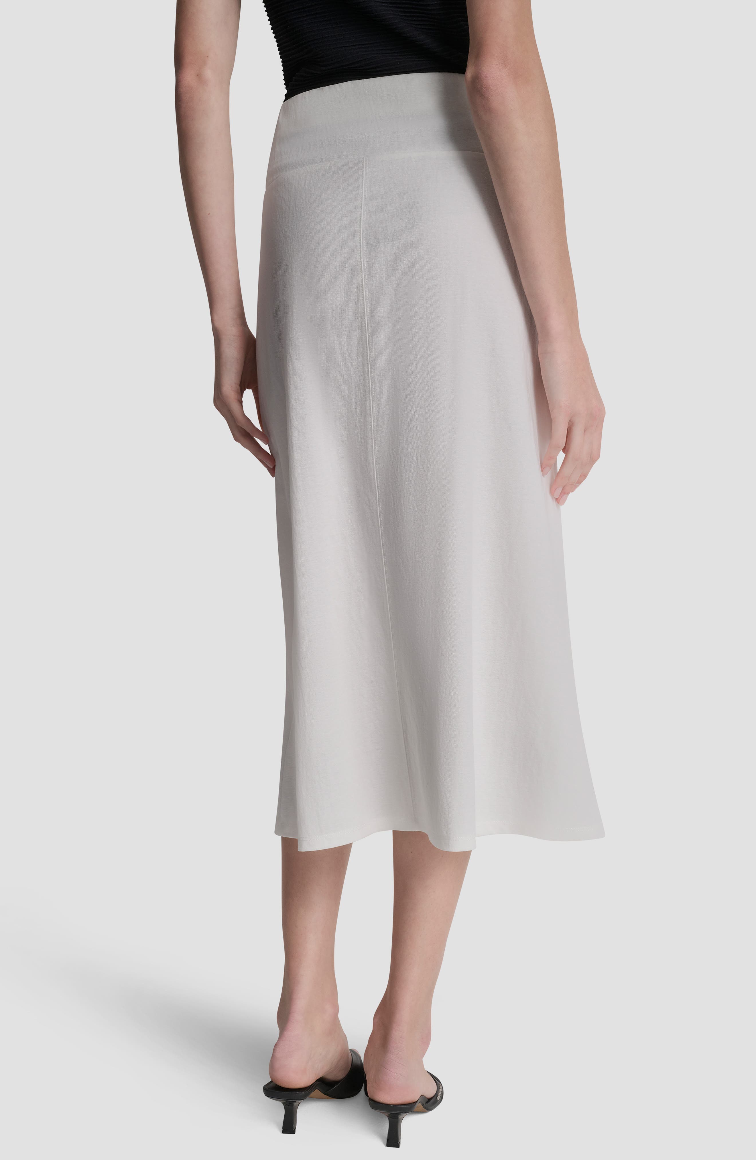 Arid A-Line Knit Midi Skirt - image 4
