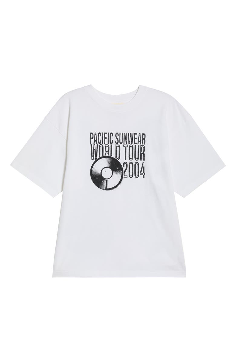 PacSun World Tour Graphic T-Shirt, Main, color, White