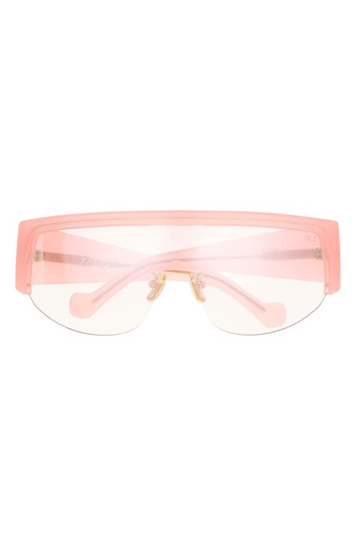 Dezi Thique 125mm Oversize Shield Sunglasses In Pink