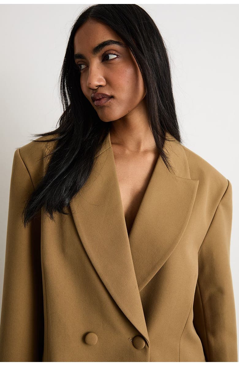 Warehouse The Premium Oversized Tailored Blazer, Alternate, color, Beige