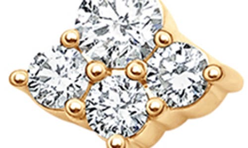 Sara Weinstock Dujour Diamond Cluster Chain Earrings In Yellow Gold/diamond