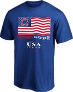 FANATICS Men's Fanatics Royal Chicago Cubs USA 1776-2026 Big & Tall T-Shirt