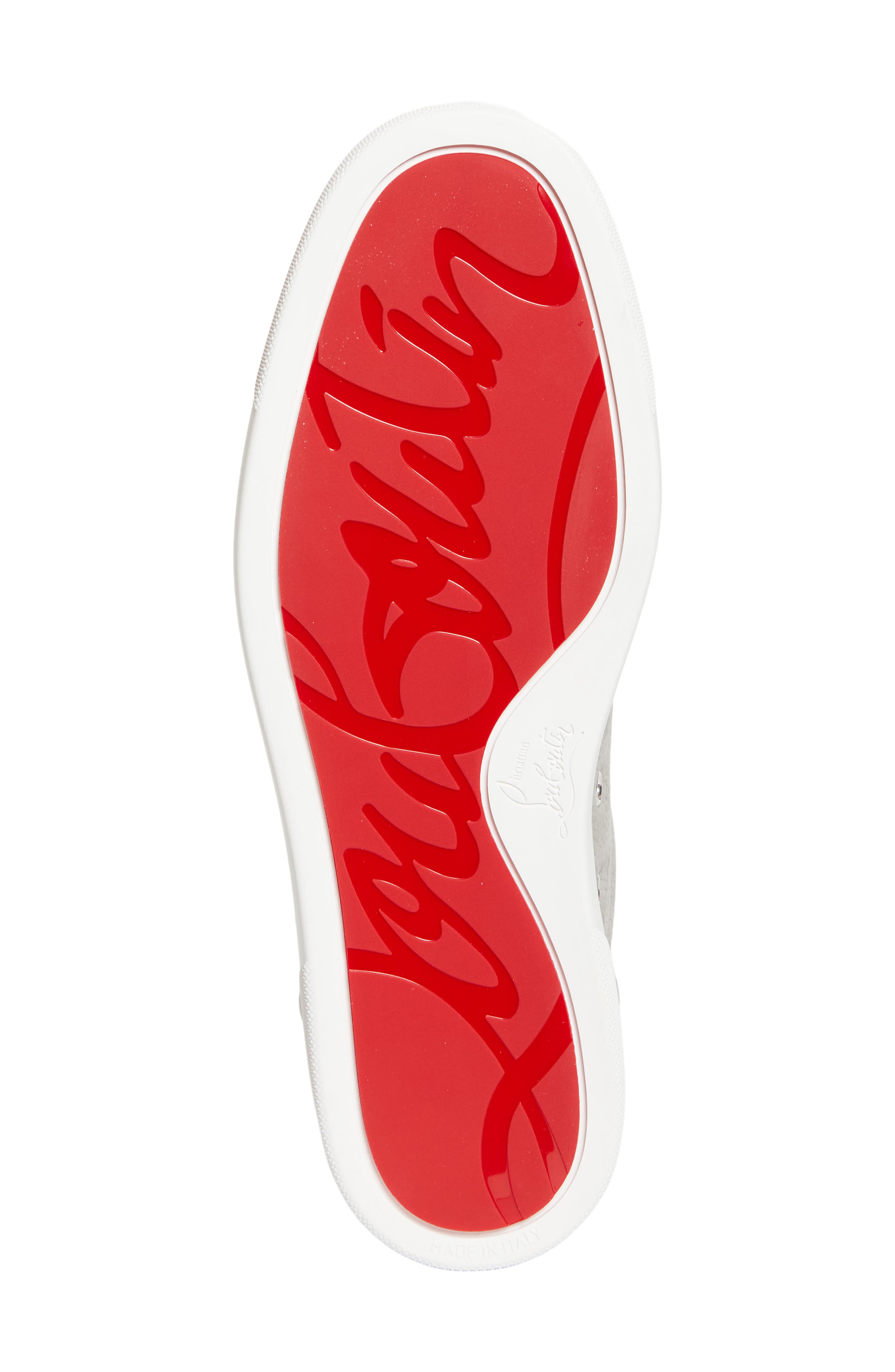 Christian Louboutin Retero Sneaker, Alternate, color, Phantom Grey/ White