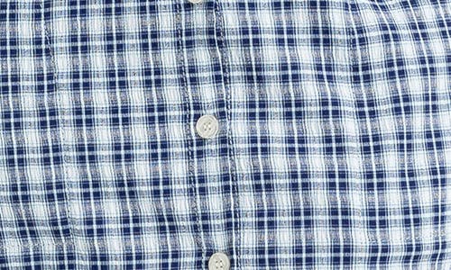 Max Studio Plaid Short Sleeve Mini Shirtdress
