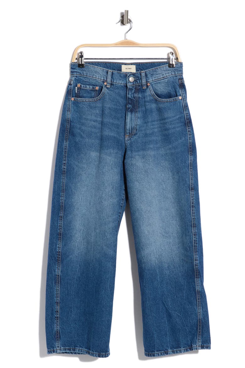Taylor High Waist Ankle Relaxed Barrel Jeans, Alternate, color, NORTH WATER