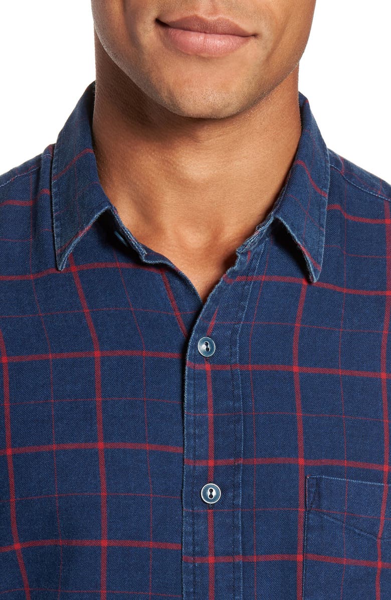 Faherty Check Sport Shirt, Alternate, color, 