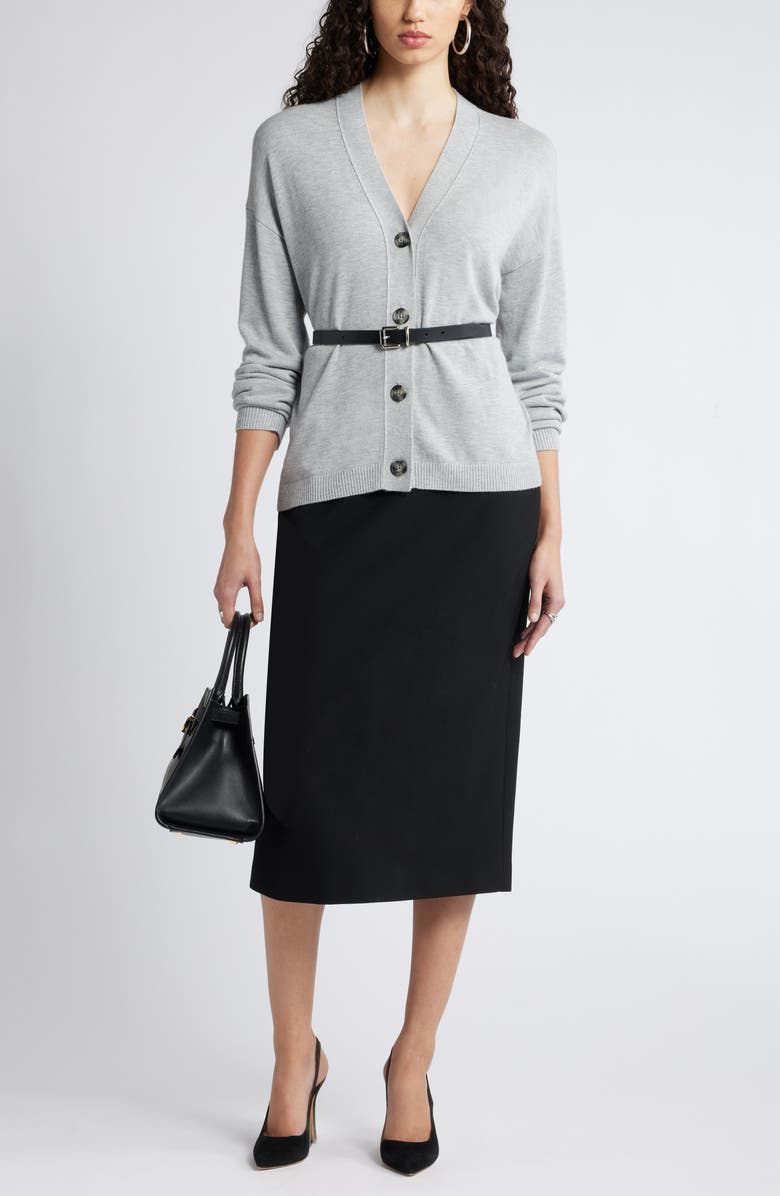 Nordstrom Stretch Pencil Skirt, Alternate, color,