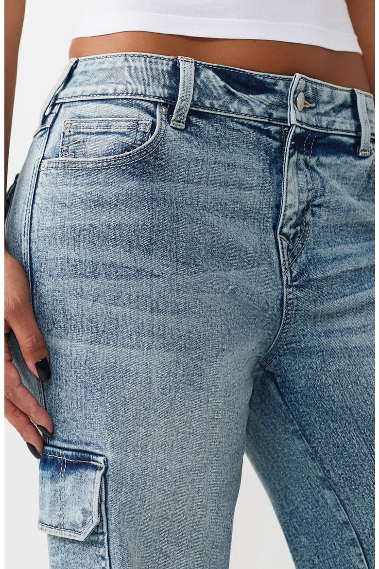 Bobbi Baggy Cargo Jeans, Alternate, color, LIGHT ODYSSEY WASH