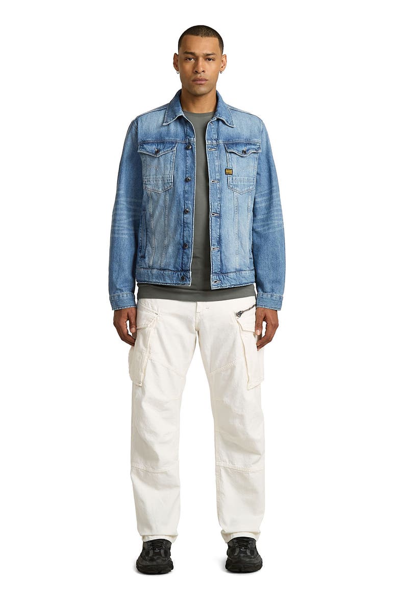 Rovic Zip 3D Loose Cargo Pants, Alternate, color, ECRU MOM WASHES