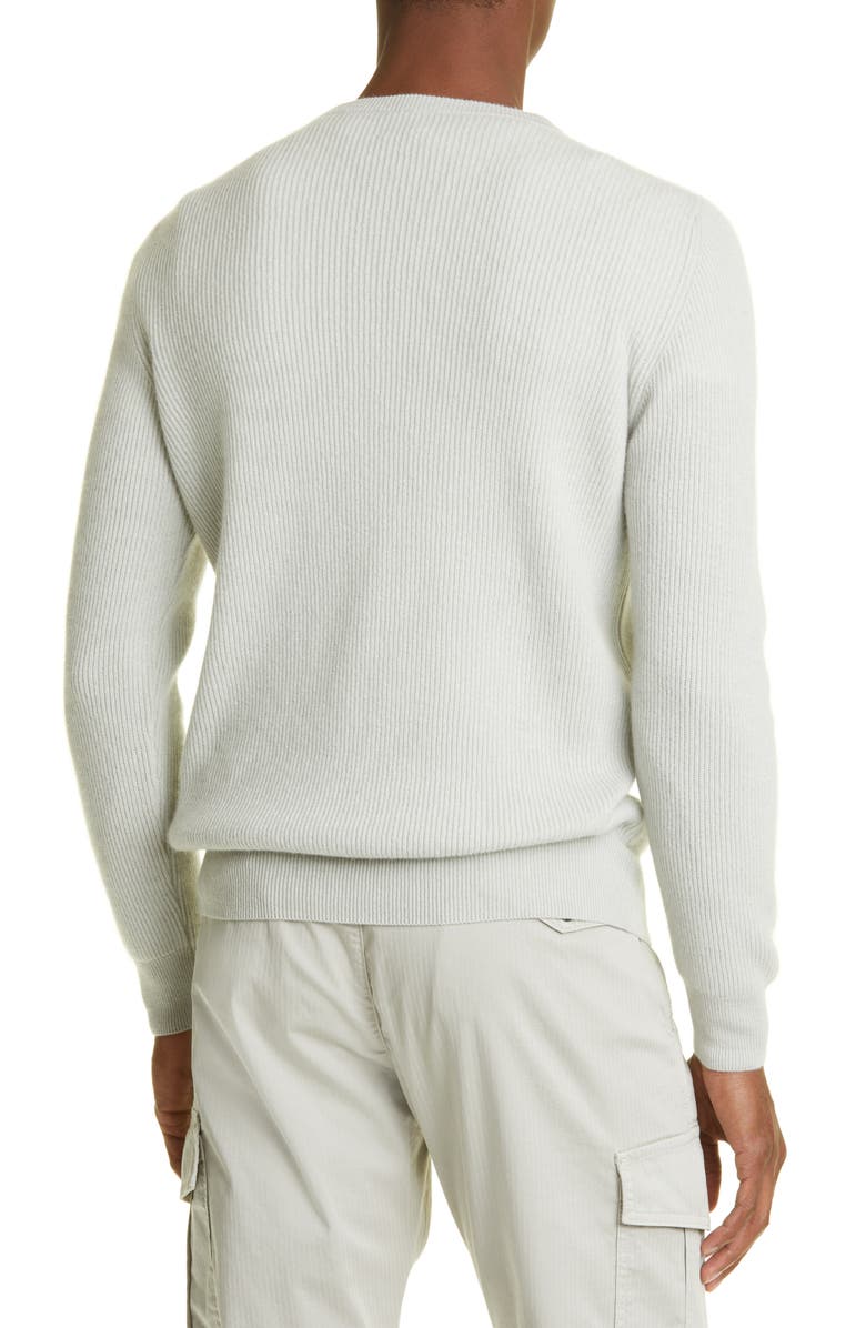 Eleventy Fine Gauge Cashmere Crewneck Sweater, Alternate, color,