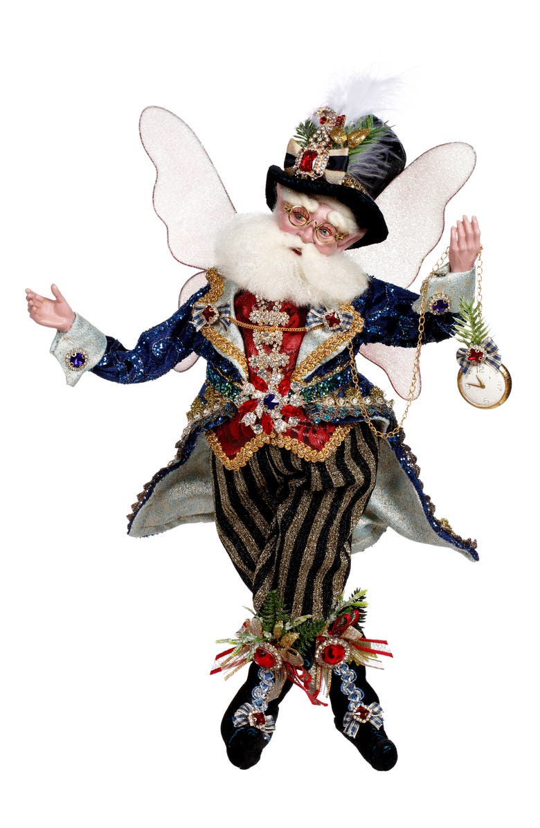 Mark Roberts Christmas in the City Fairy, Medium, Main, color, Shiny Blue