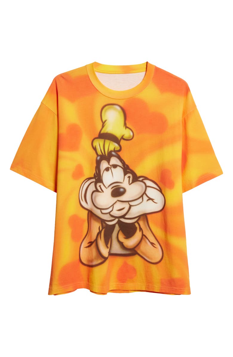 STOCKHOLM SURFBOARD CLUB x Disney Goofy Airbrush Organic Cotton Graphic T-Shirt, Alternate, color, Goofy