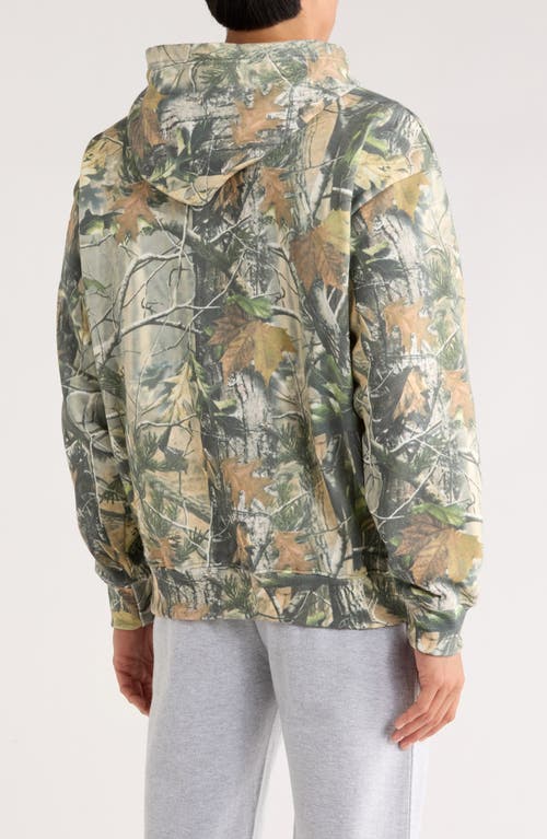 Alpha Collective Drift Camo Hoodie In Multi