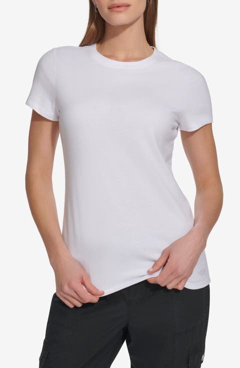 Embroidered Logo Crew T-Shirt