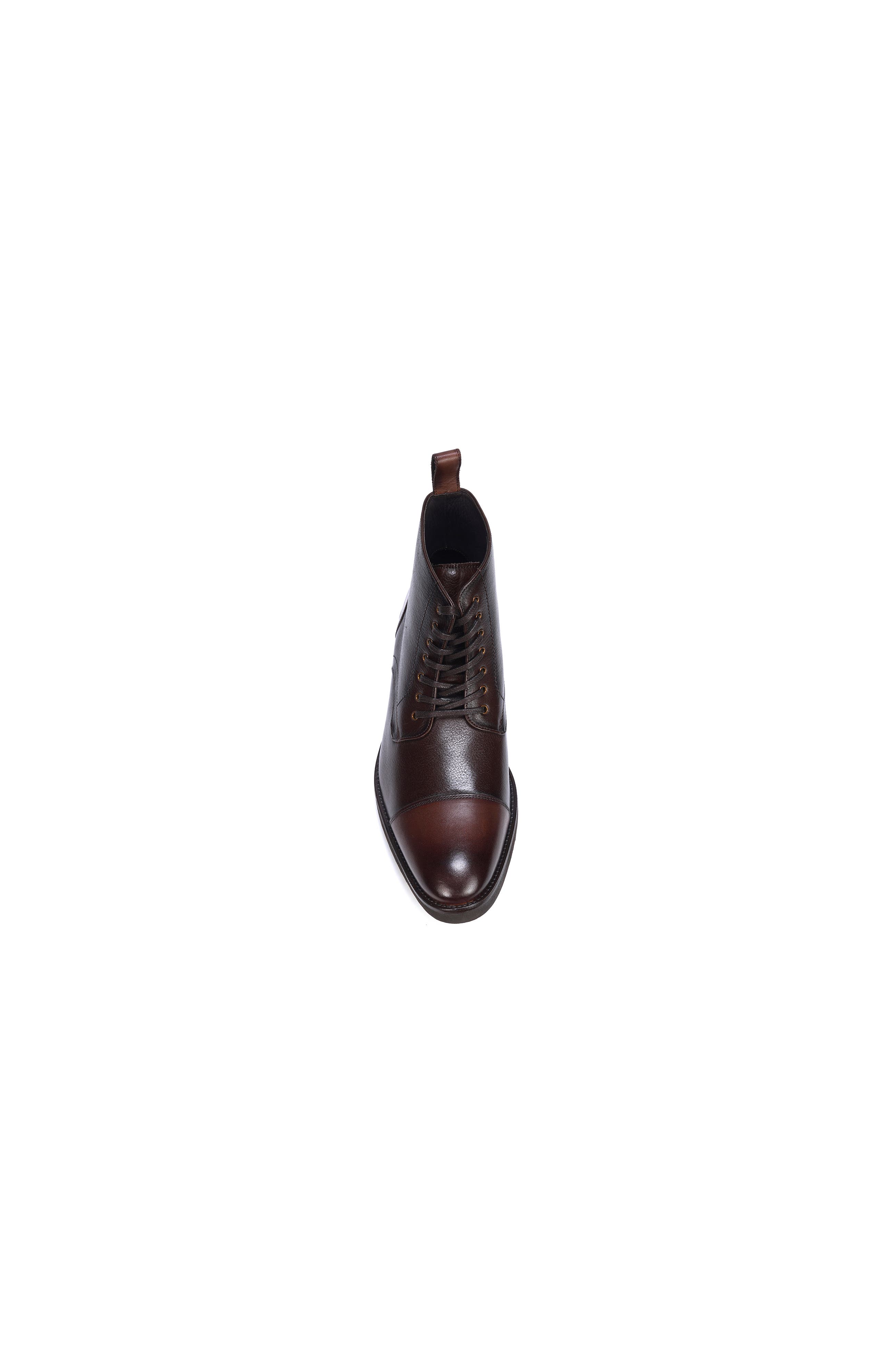 James Lace-up Boot, Alternate, color, Chocolate Brown Burnished