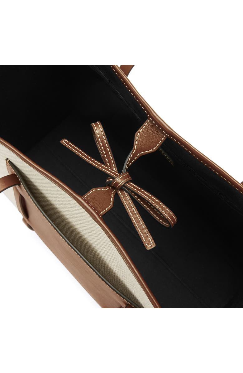 DeMellier Capri Canvas Tote, Alternate, color, Salt/ Pepper / Tan W/ Be