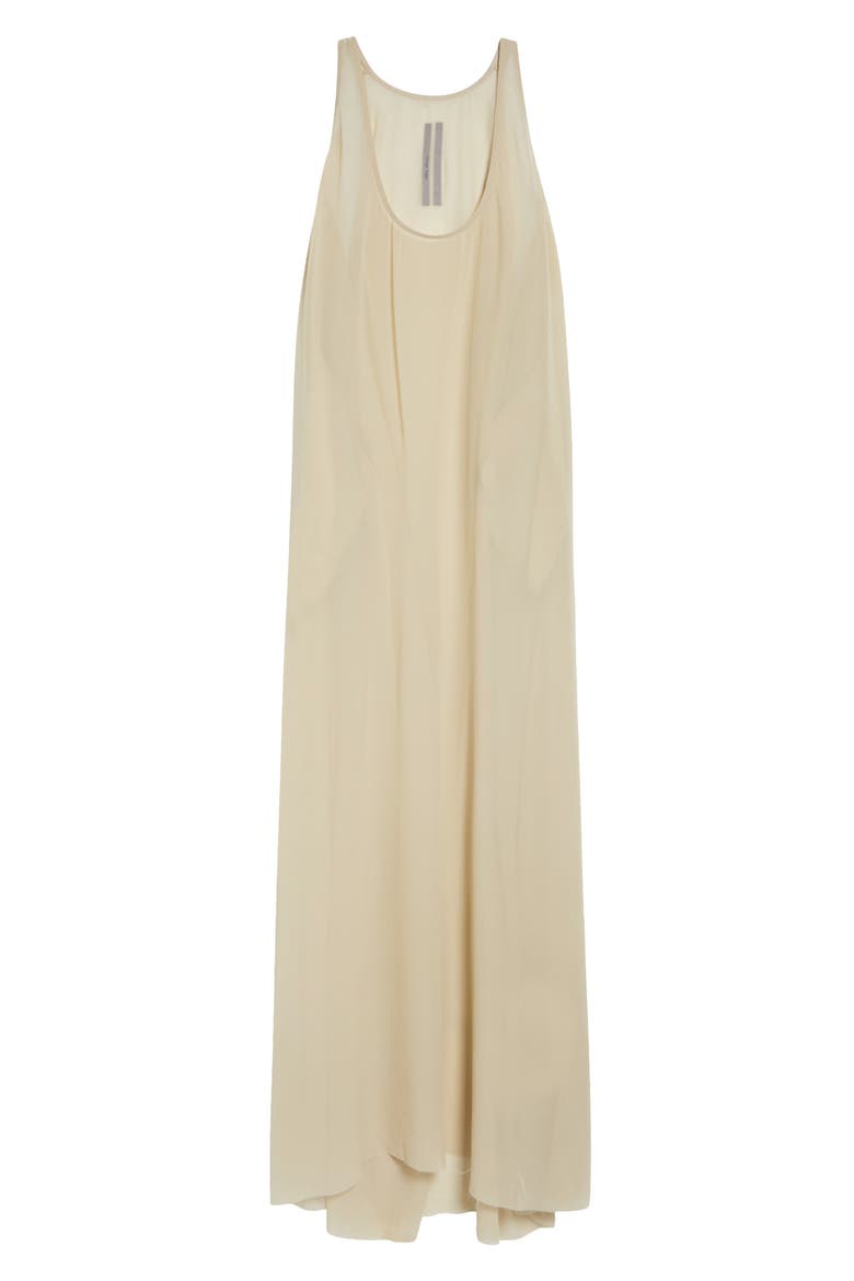 Temple Abito Silk Georgette Tank Gown, Alternate, color, SAND