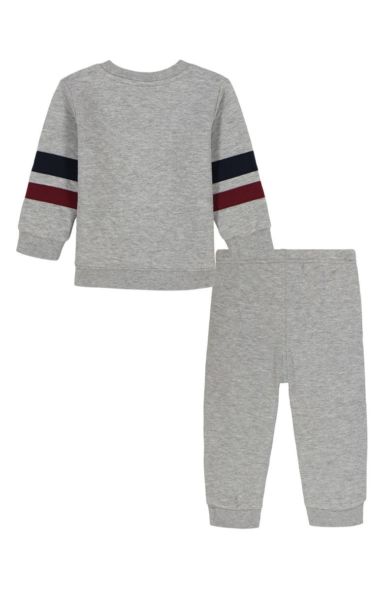 Tommy Hilfiger Crewneck Graphic Sweatshirt & Joggers Set, Alternate, color, Grey