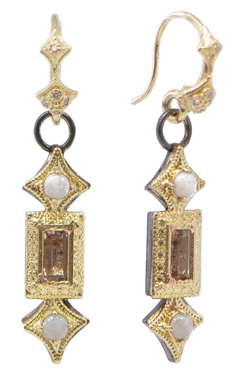 Armenta Crivelli Drop Earrings, Main, color, Yellow Gold
