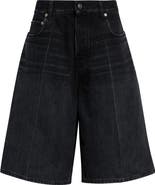Balenciaga Stay Press Denim Shorts