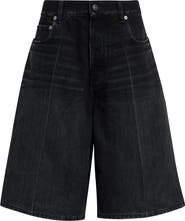Balenciaga Stay Press Denim Shorts