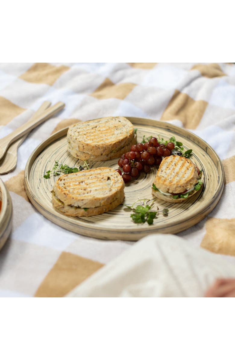 Lexa Serving Tray, 16 Inch, Alternate, color, Black