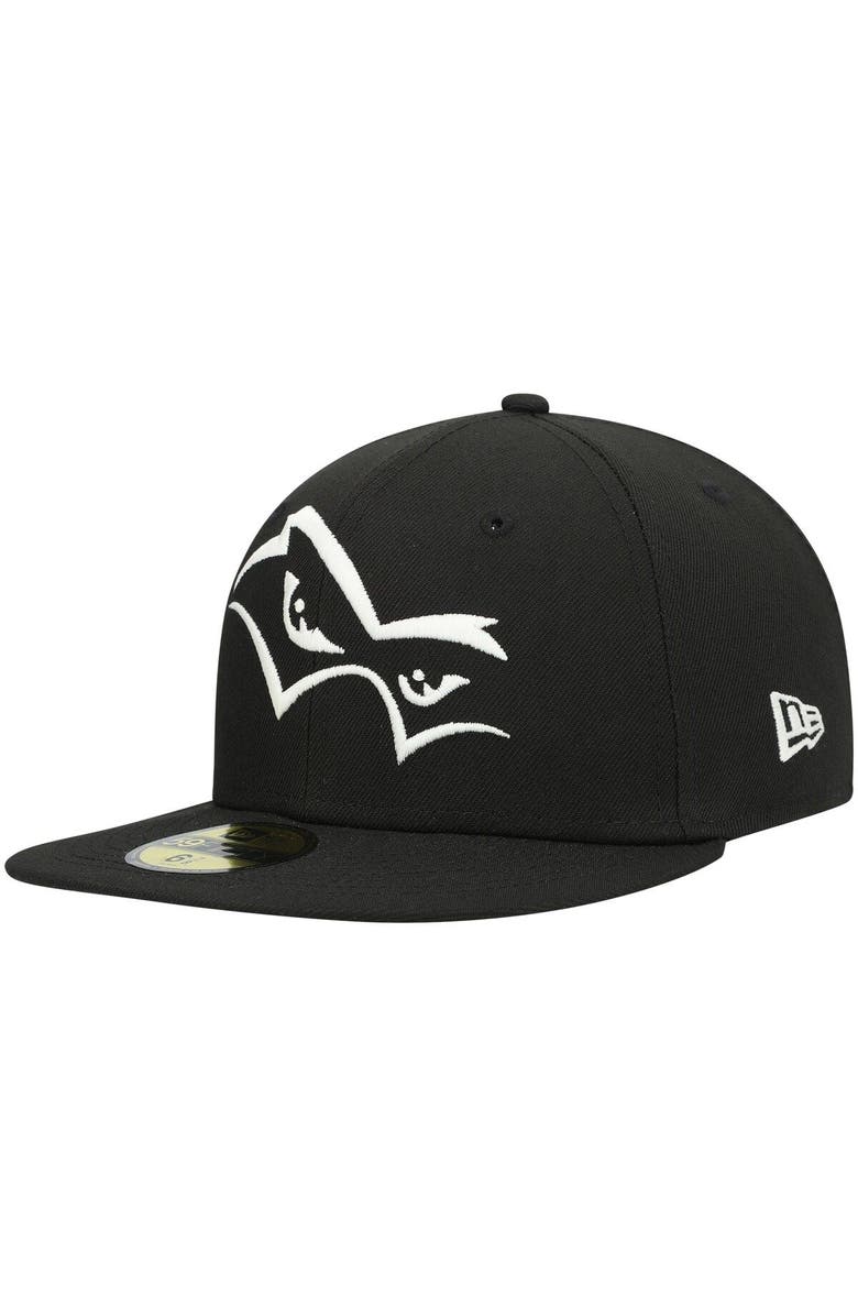New Era Men's New Era Black Quad Cities River Bandits Authentic Collection Team Alternate 59FIFTY Fitted Hat, Alternate, color,