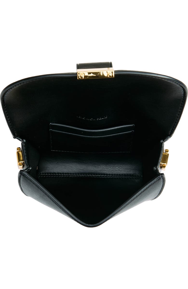 Veronica Beard Small Crest Lock Trap Bag, Alternate, color,