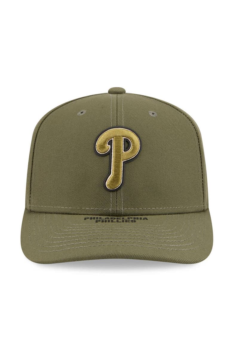 New Era Men's New Era  Olive Philadelphia Phillies 2026 Armed Forces Day 9SEVENTY Adjustable Hat, Alternate, color, Olive