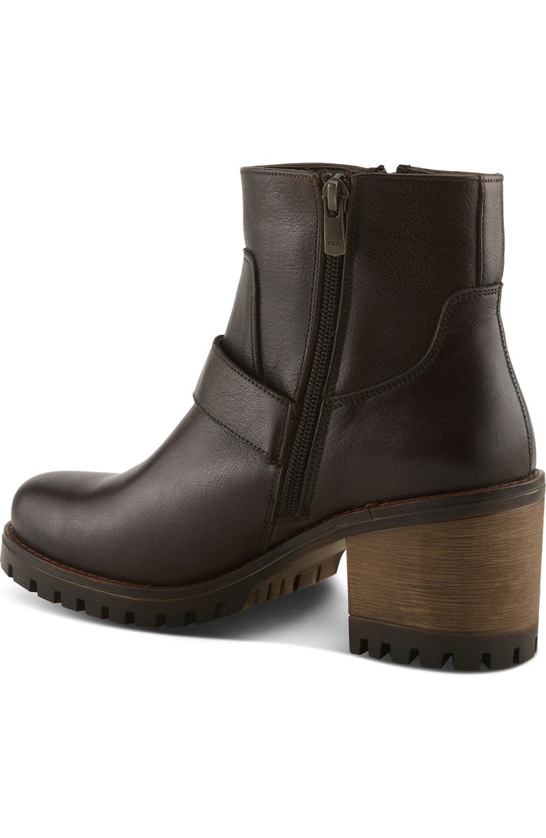 Spring Step Acco Block Heel Bootie, Alternate, color, Dark Brown