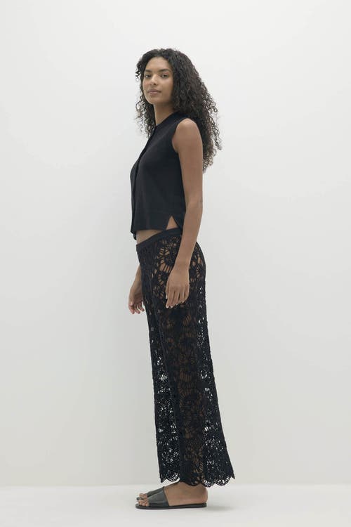 Naked Cashmere Emmaline Button-up Cashmere Sweater Vest In Black