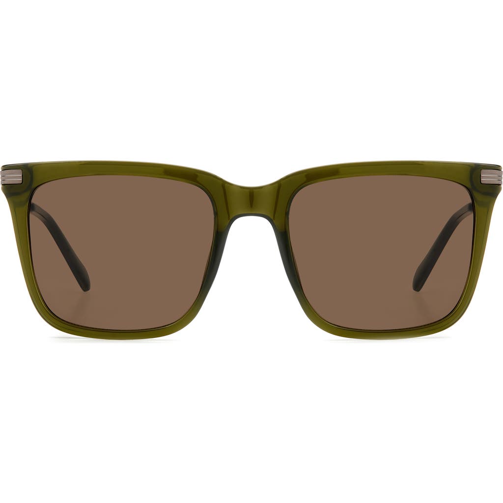 Fossil 56mm Square Sunglasses In Green