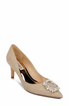 Badgley Mischka Collection Carrie Crystal Embellished Pump