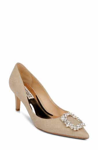 Badgley Mischka Collection Carrie Crystal Embellished Pump