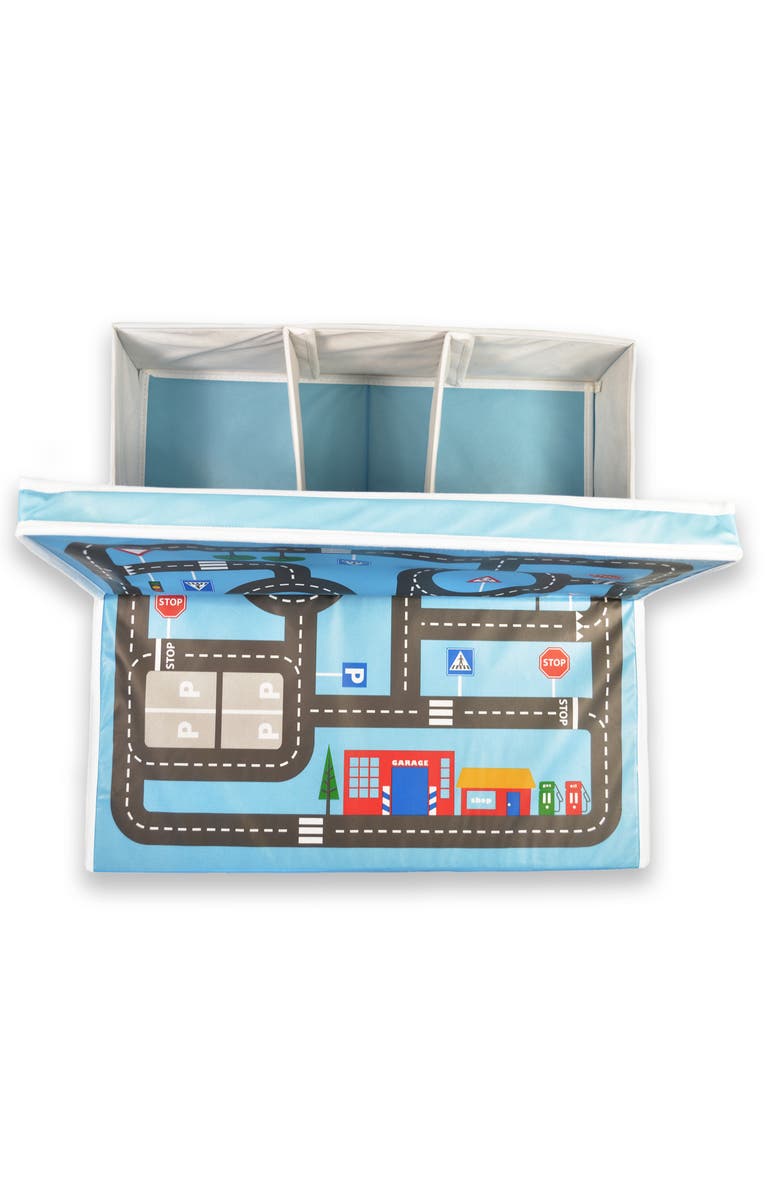 Fun2Give Pop it Up Garage With Road Playmat And Storage, Alternate, color, Multicolored