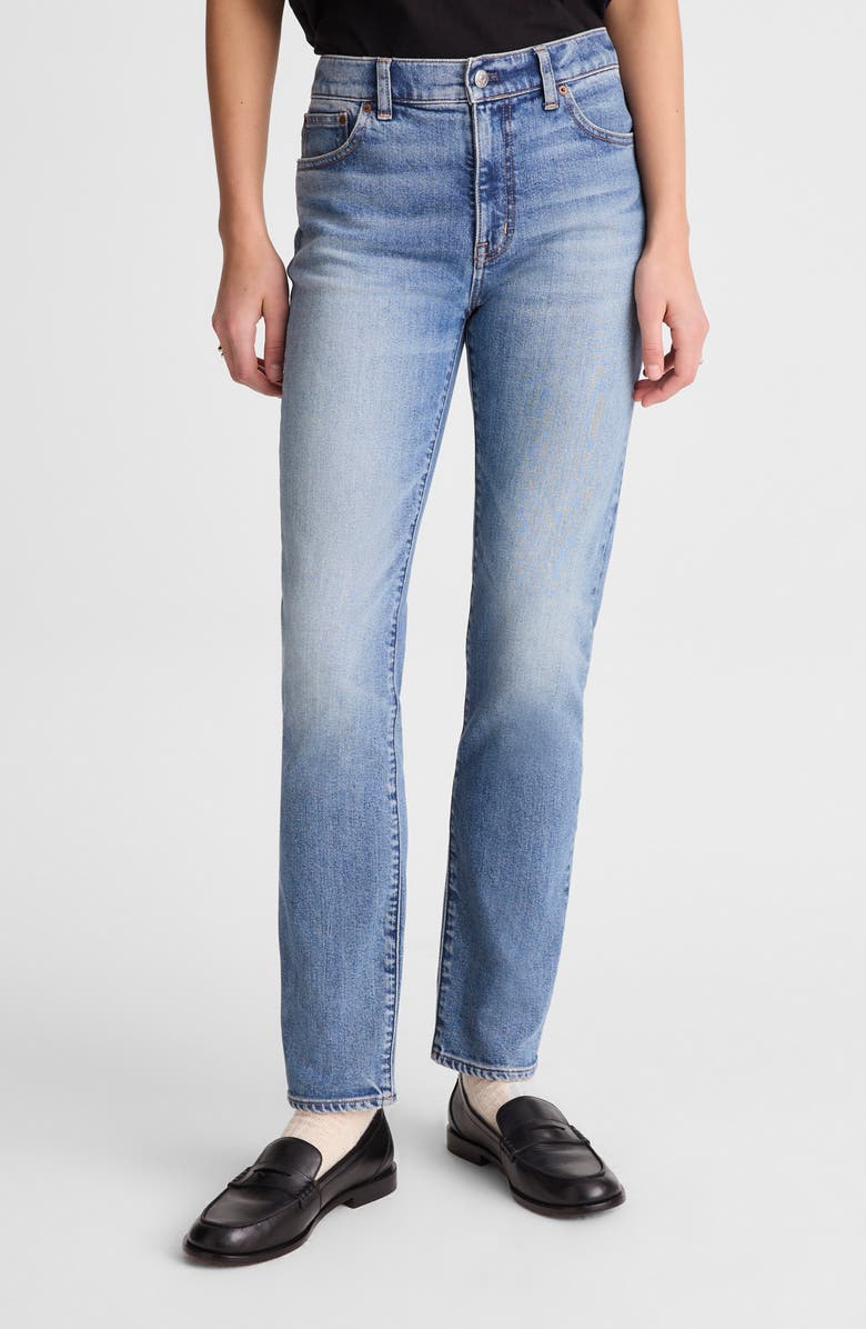 Madewell The Jules Slim Straight Leg Jeans, Main, color, Concho Wash