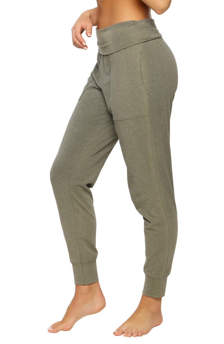 Felina Oversize Stretch Organic Cotton Joggers, Alternate, color, 