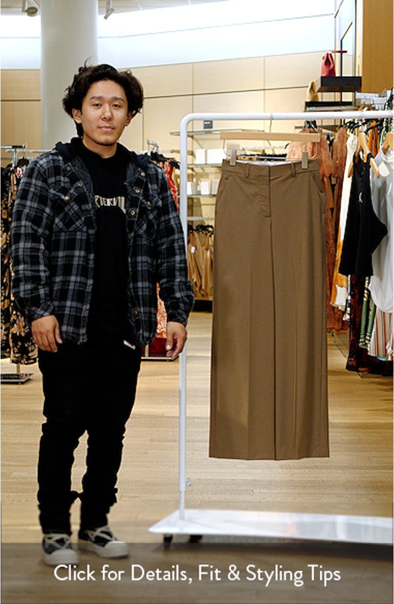 Pleat Front Wide Leg Suit Pants, sales video thumbnail