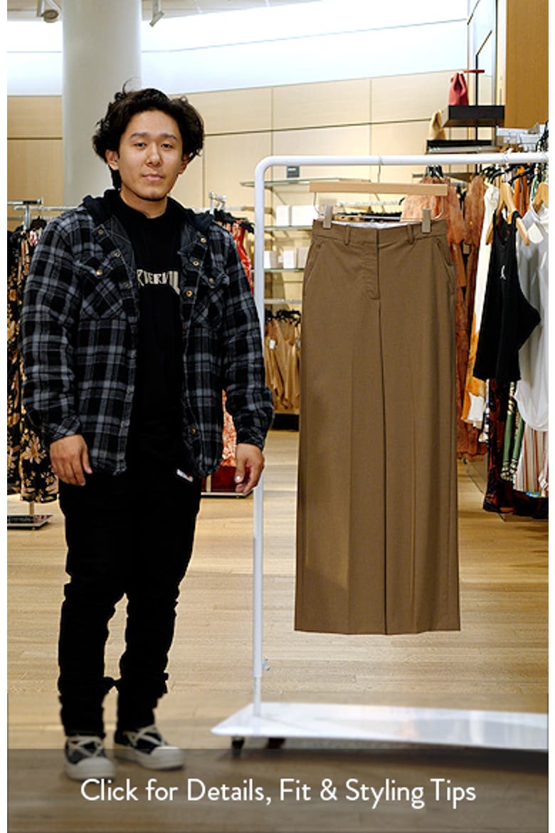 Pleat Front Wide Leg Suit Pants video