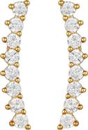 Vince Camuto Cubic Zirconia Ear Climbers