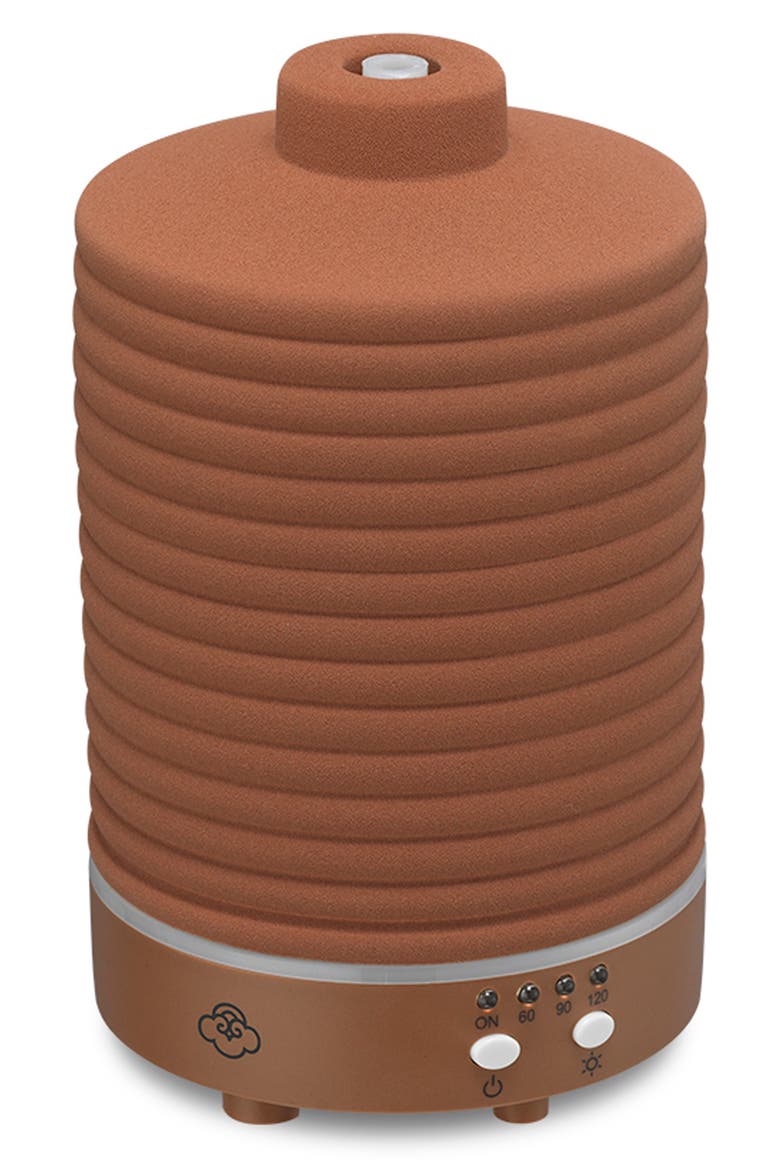 Terracotta Ceramic Ultrasonic Aroma Diffuser, Alternate, color, TERRACOTTA