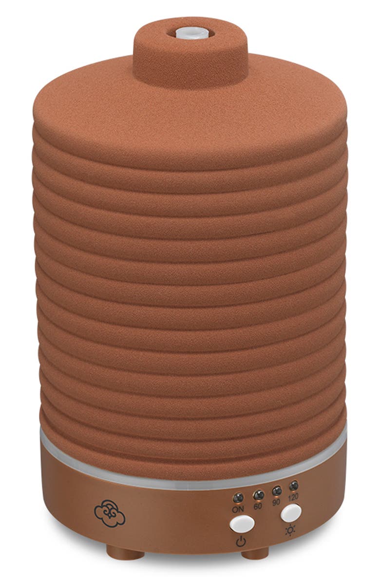 SERENE HOUSE Terracotta Ceramic Ultrasonic Aroma Diffuser, Alternate, color, Terracotta