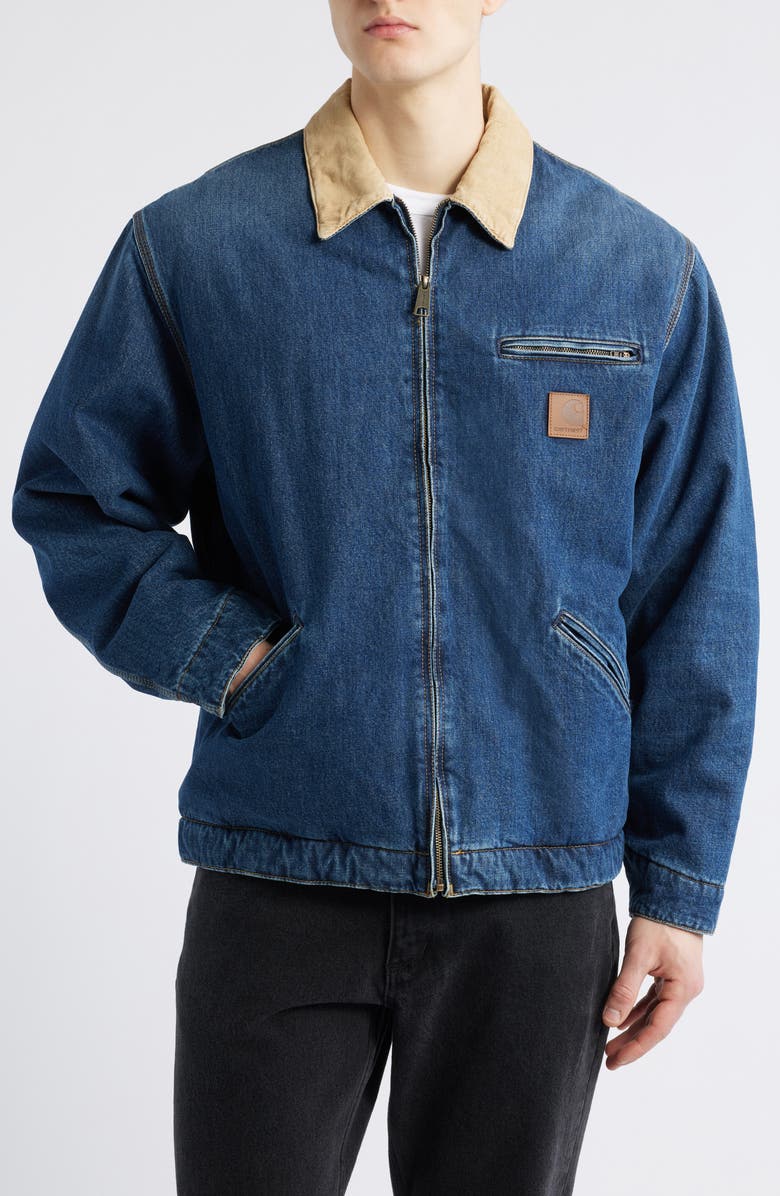 Carhartt Work In Progress OG Detroit Denim Jacket, Alternate, color, 