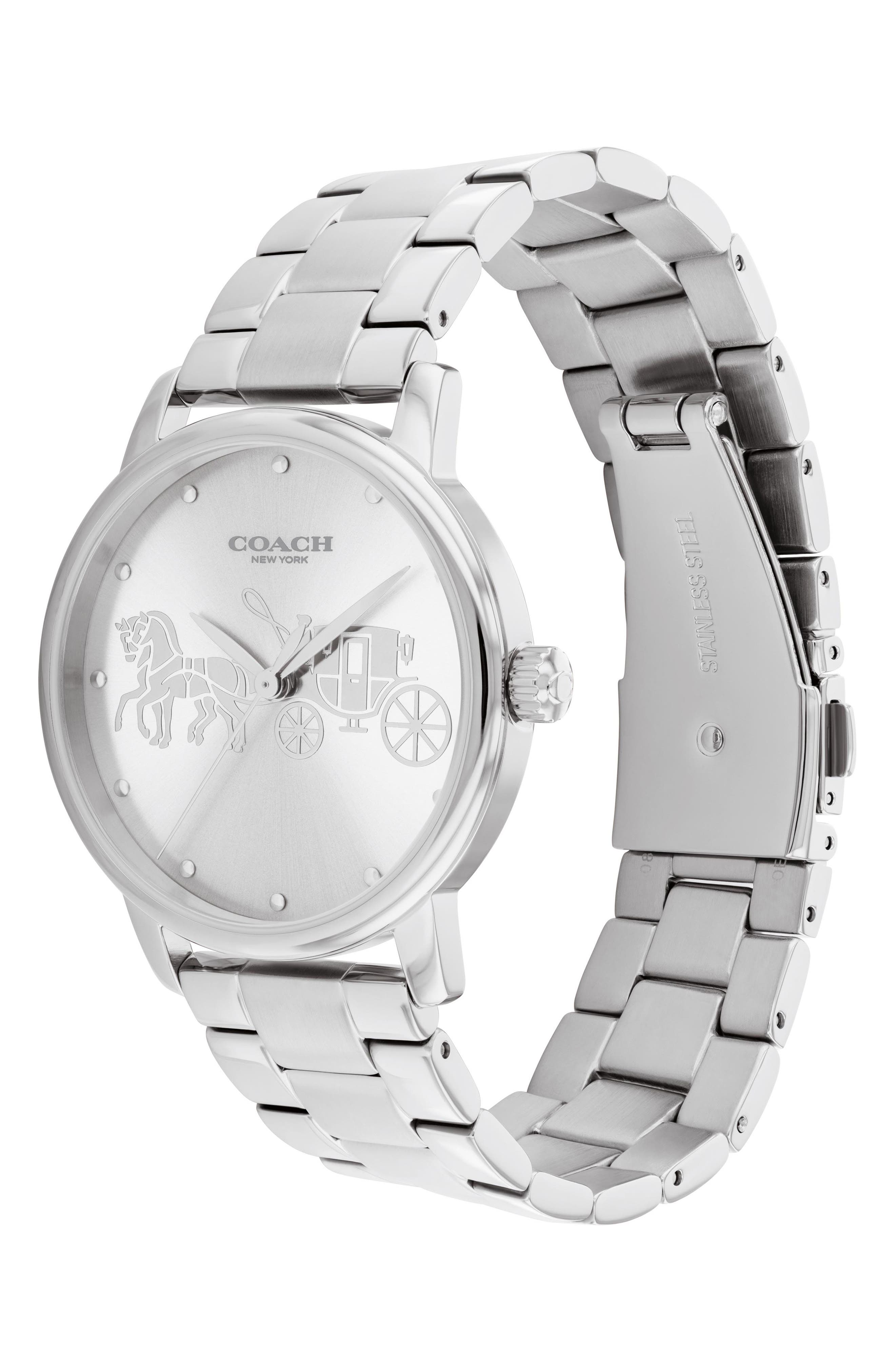 COACH Grand Quartz Bracelet Watch, 36mm (Women) | Nordstromrack display picture 1
