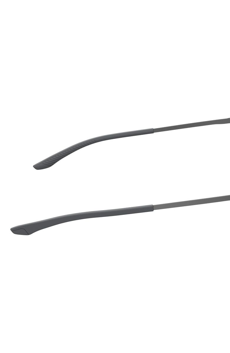 Under Armour 59mm Polarized Aviator Sunglasses, Alternate, color, Dk Ruthen