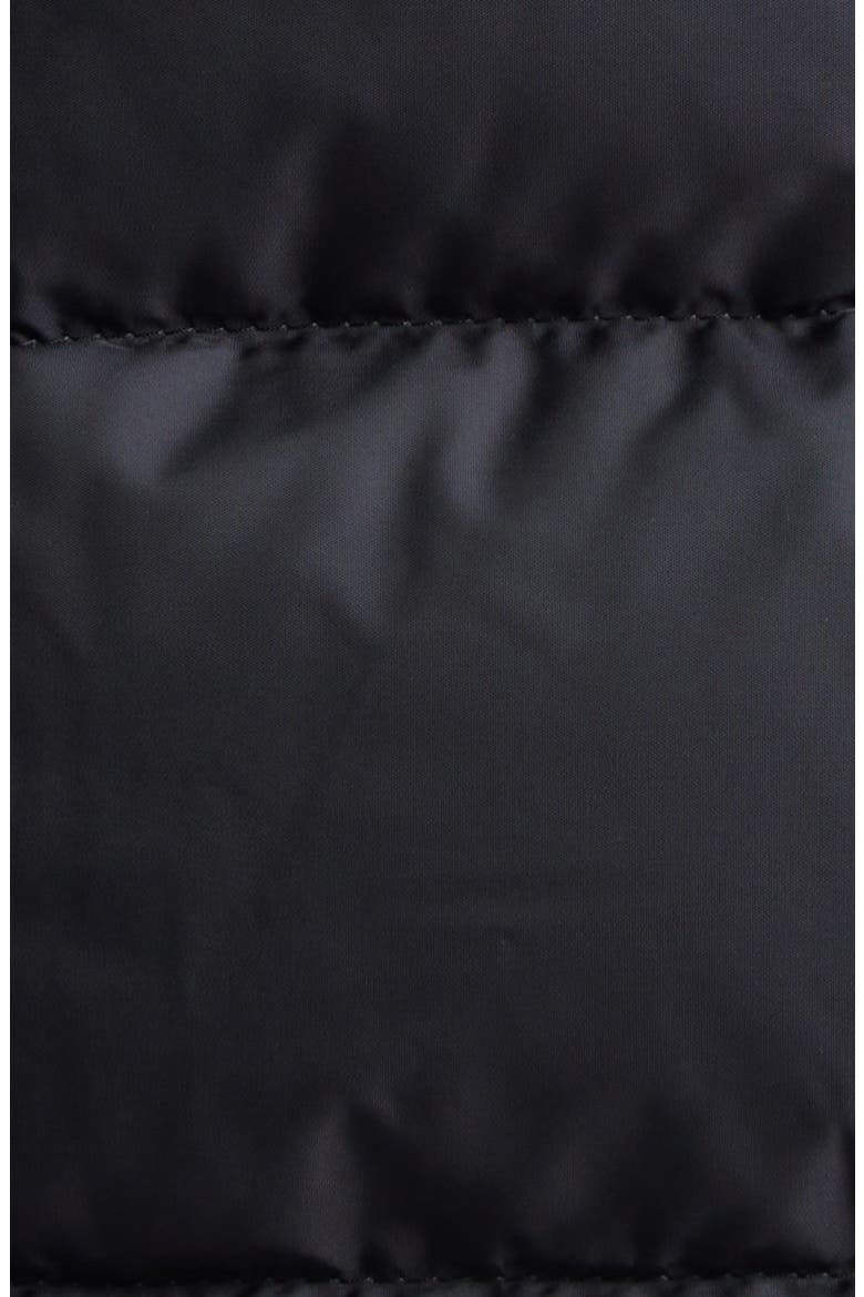 Gie Water Resistant Down Long Coat, Alternate, color, BLACK