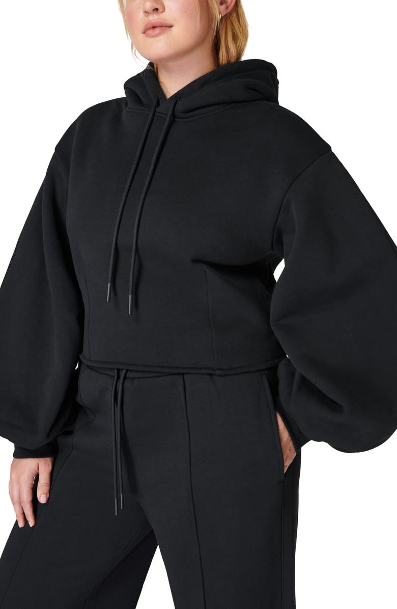 Sweaty Betty Elevated Studio Hoodie, Alternate, color, Black